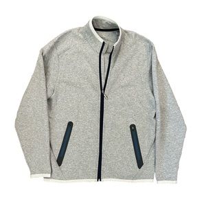 Tommy Bahama Island Zone Full Zip Sweatshirt Jacket Men's Gray Size M